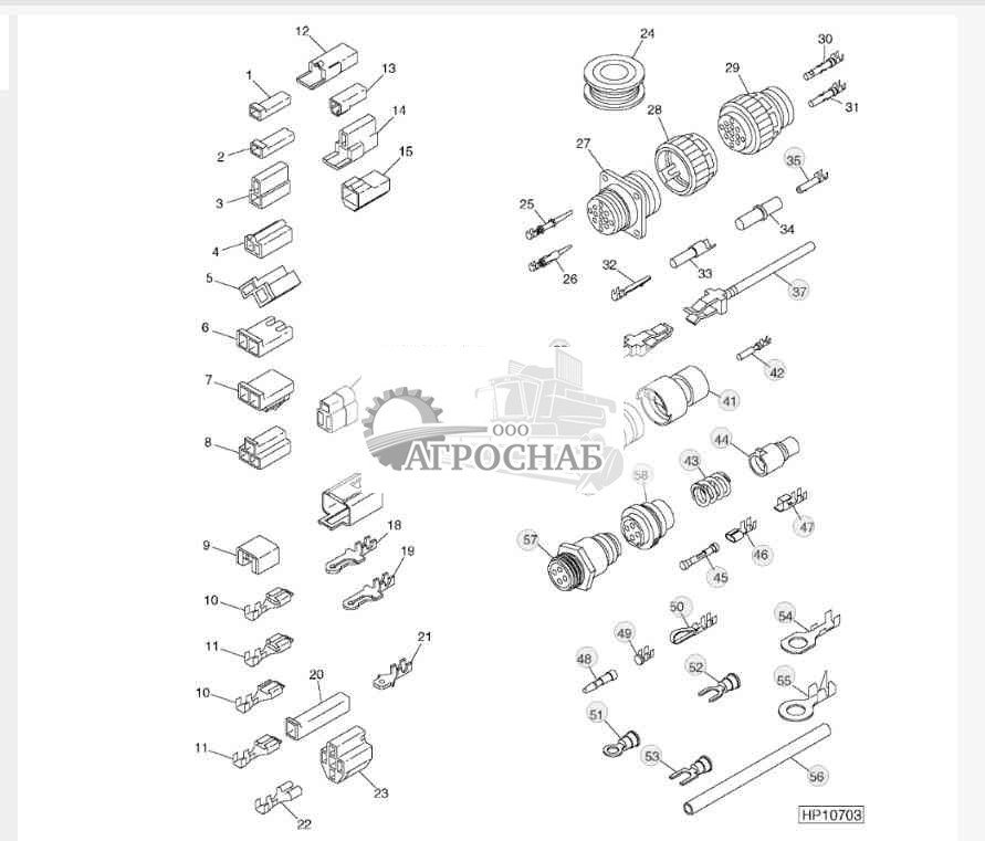 Комплект для обслуживания электрических разъемов 